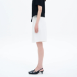 8 seconds Poly Bermuda Pants — White