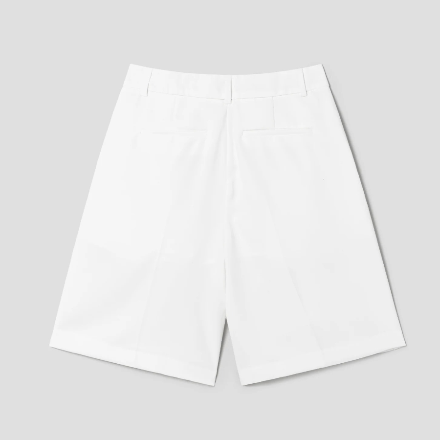 8 seconds Poly Bermuda Pants — White