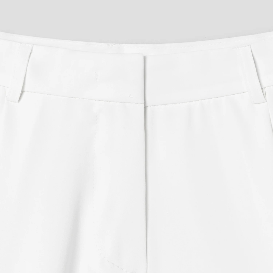 8 seconds Poly Bermuda Pants — White