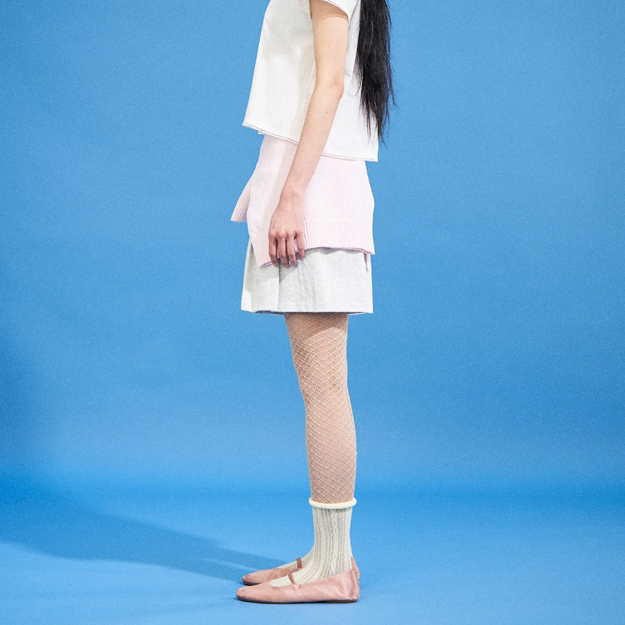 8 seconds Side Trimming Sweat Shorts — Grey