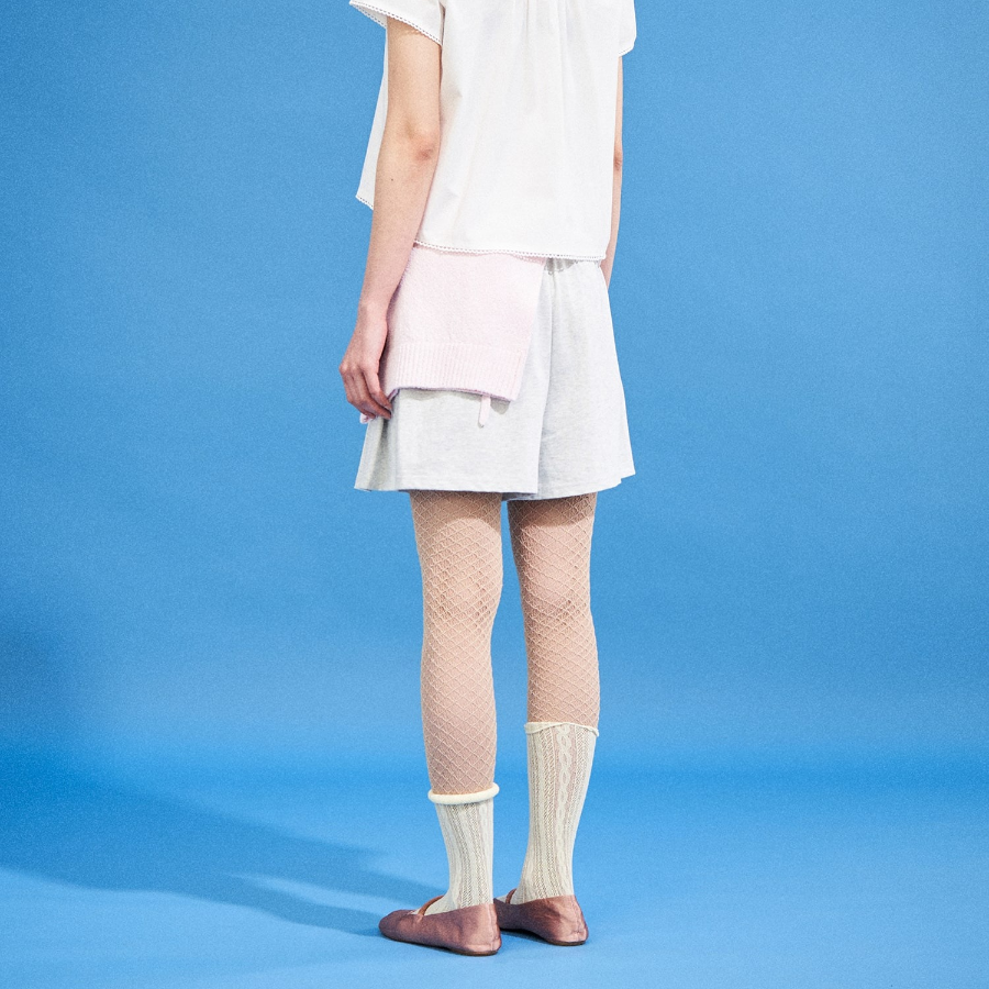 8 seconds Side Trimming Sweat Shorts — Grey