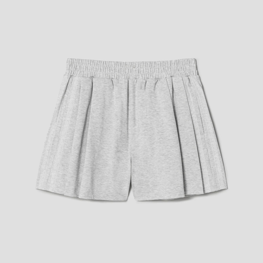 8 seconds Side Trimming Sweat Shorts — Grey