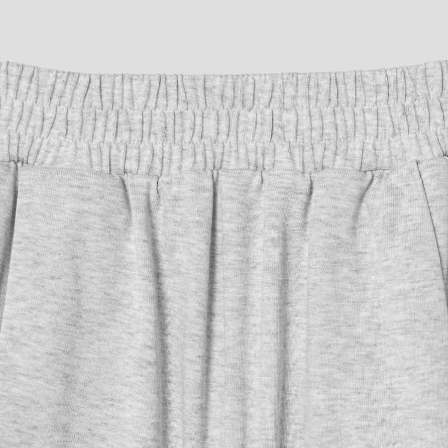 8 seconds Side Trimming Sweat Shorts — Grey