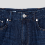 8 seconds Damaged Bermuda Denim Shorts — Navy