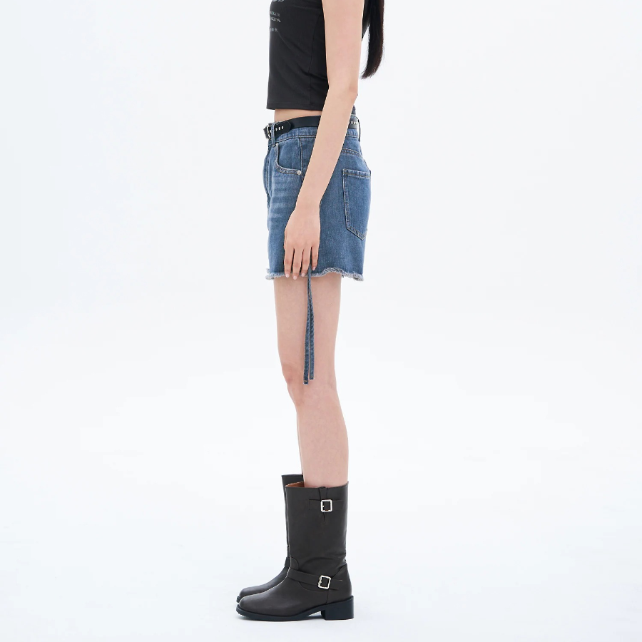 8 seconds Denim Shorts — Blue