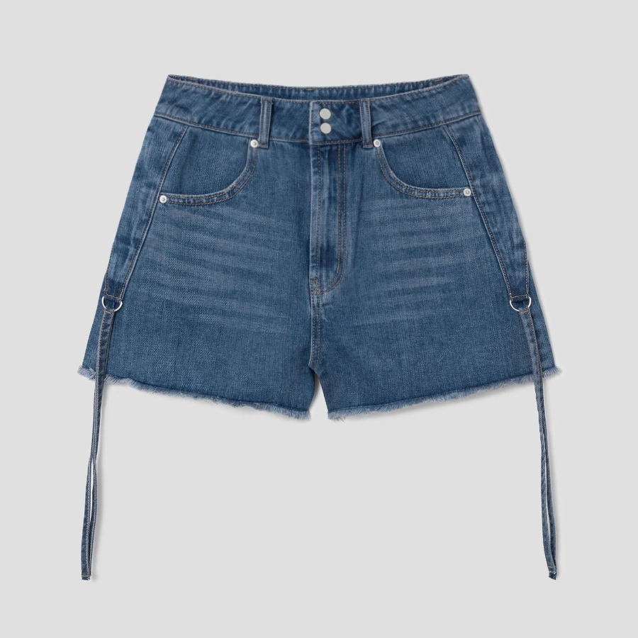 8 seconds Denim Shorts — Blue