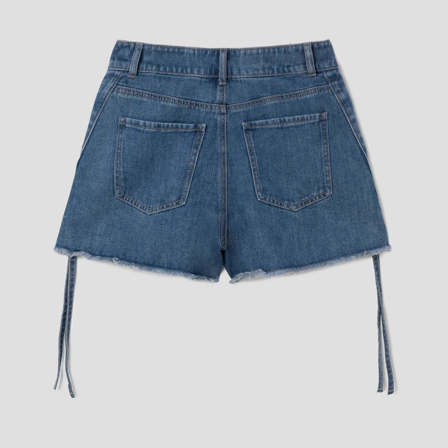 8 seconds Denim Shorts — Blue