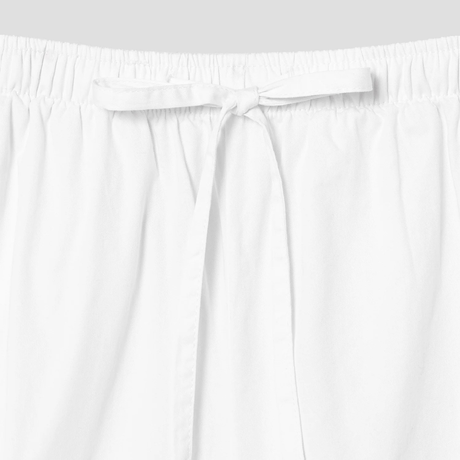 8 seconds Cotton Banding Shorts — White