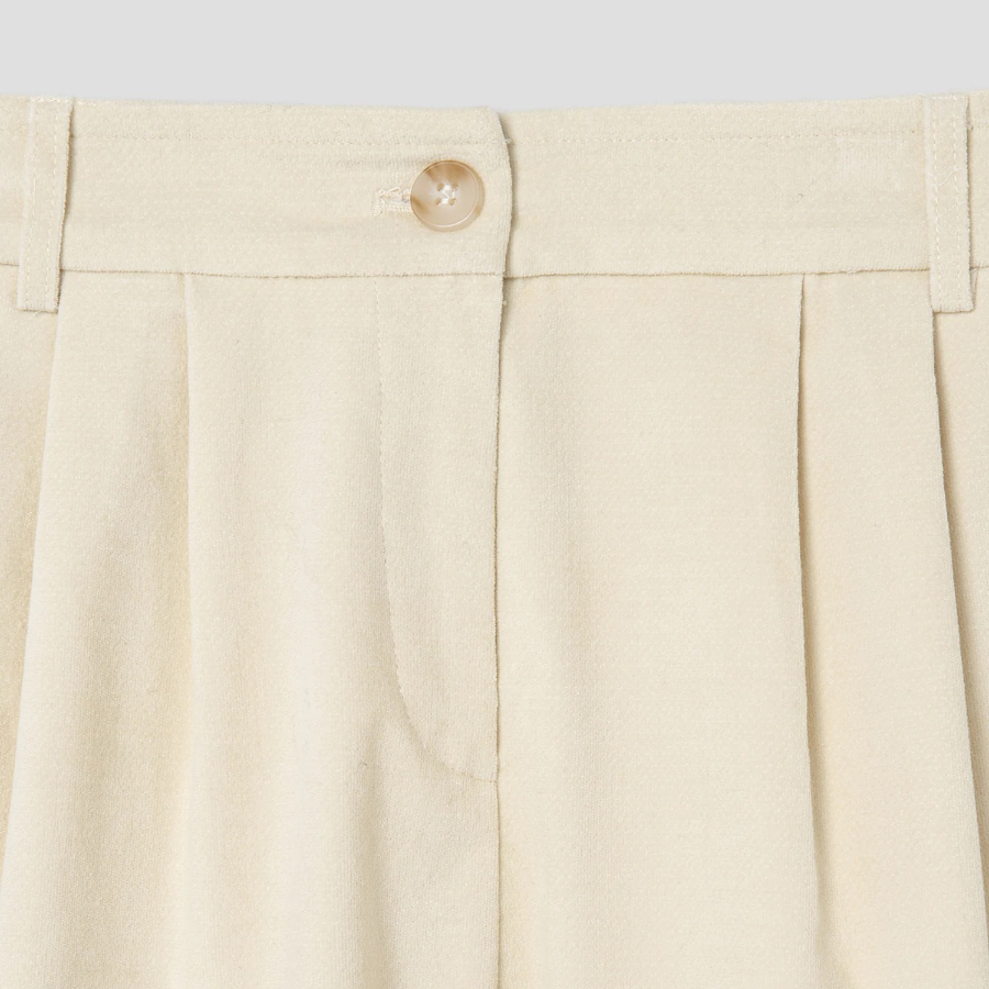 8 seconds Corduroy Short Pants — Ivory