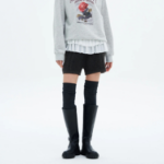 8 seconds Knit Short Pants — Ash