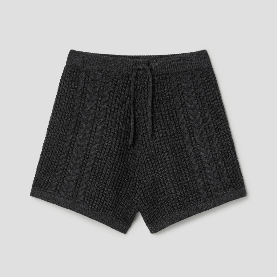 8 seconds Knit Short Pants — Ash