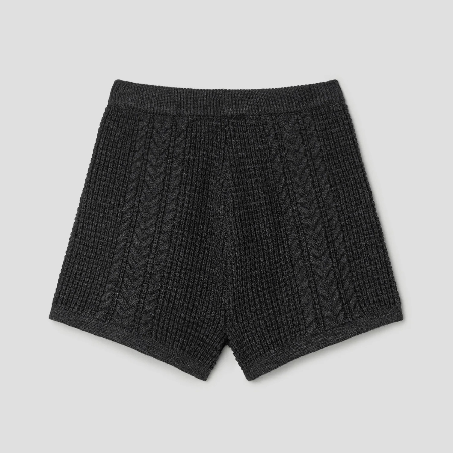 8 seconds Knit Short Pants — Ash