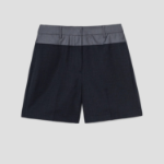 8 seconds Color-Block Bermuda — Navy