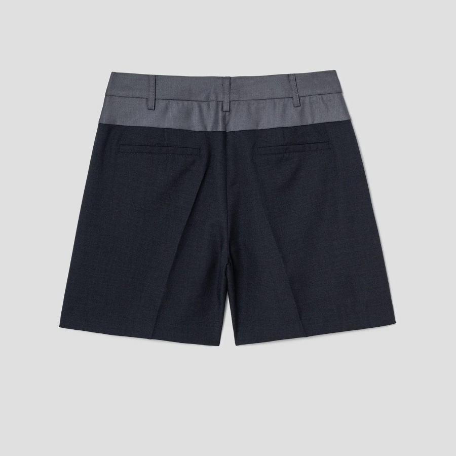 8 seconds Color-Block Bermuda — Navy