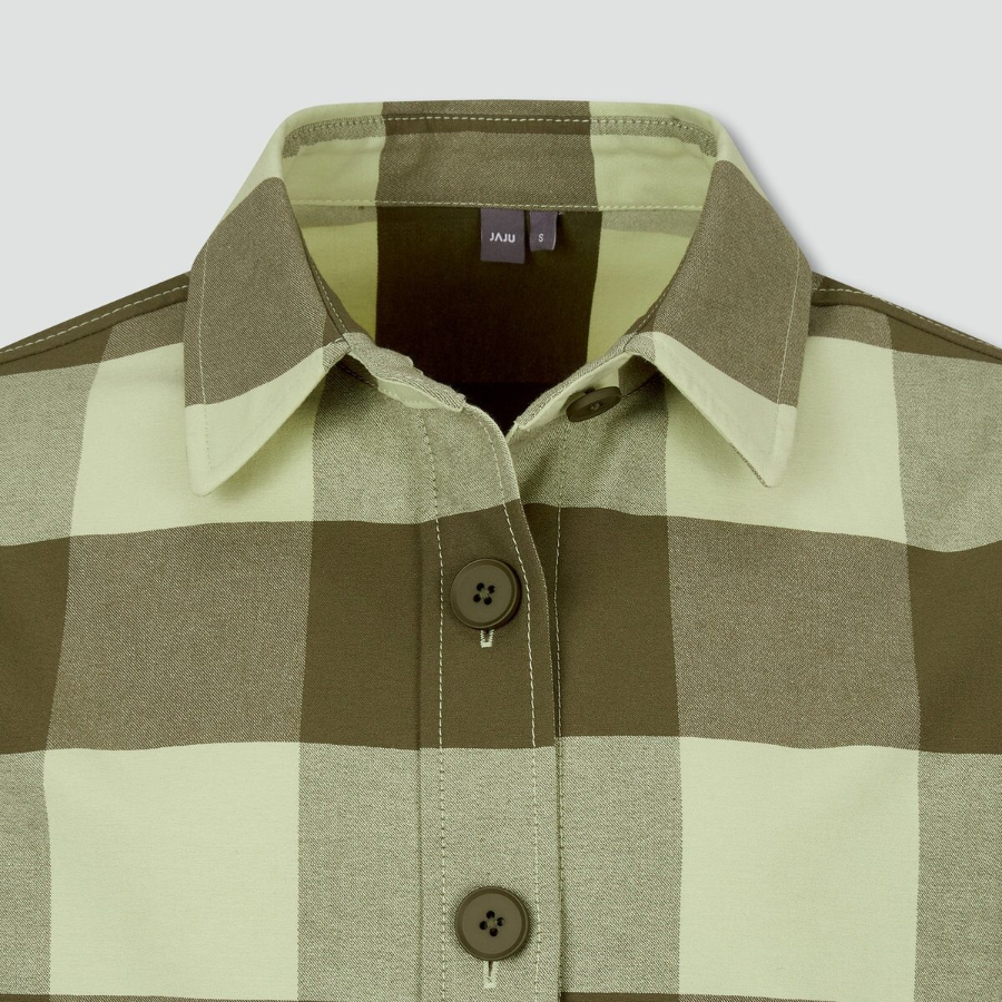 JAJU Short Collar Jacket – Light Yellow