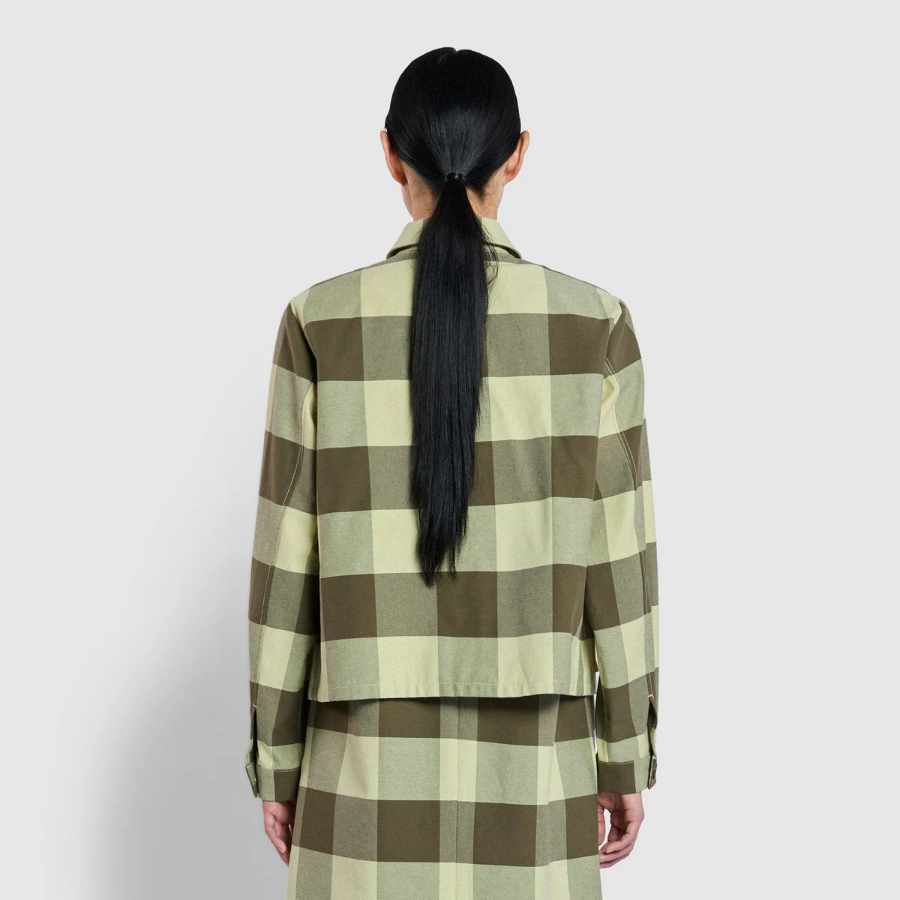 JAJU Short Collar Jacket – Light Yellow