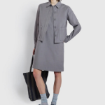 JAJU Short Collar Jacket – Grey