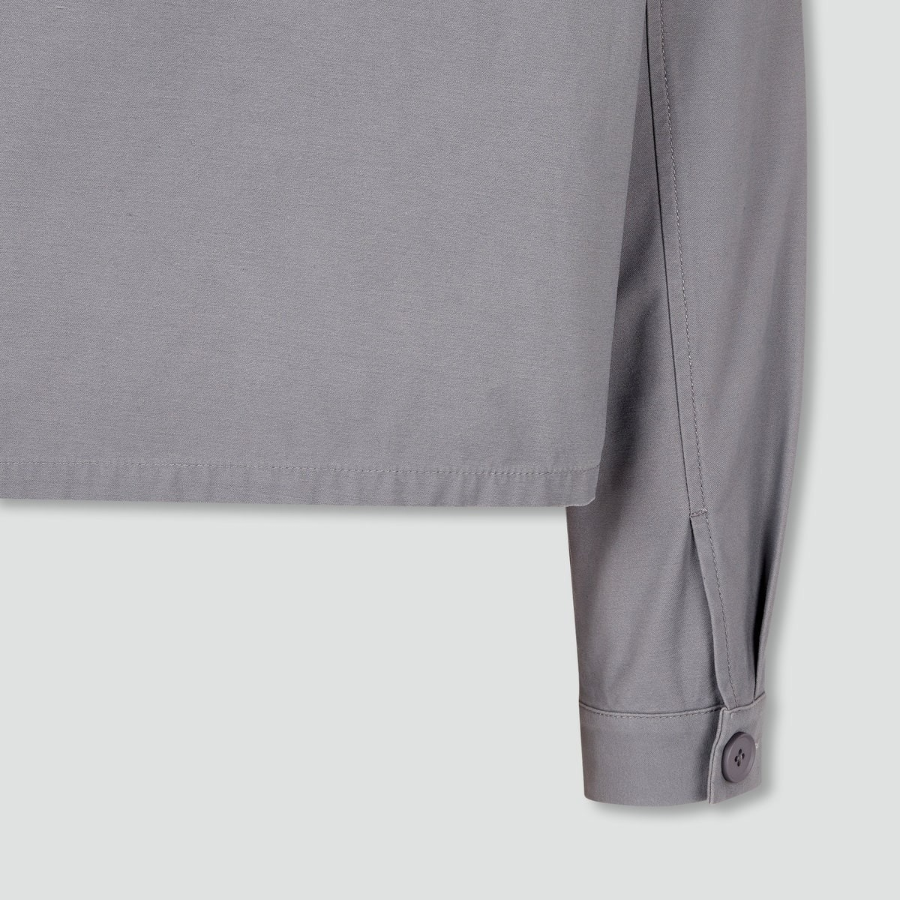 JAJU Short Collar Jacket – Grey