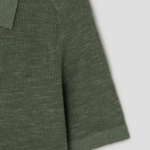 Theory Men Pacific Linen Relaxed Button Down Sweate - Green