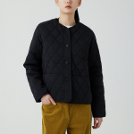 JAJU Light Button Jacket – Black
