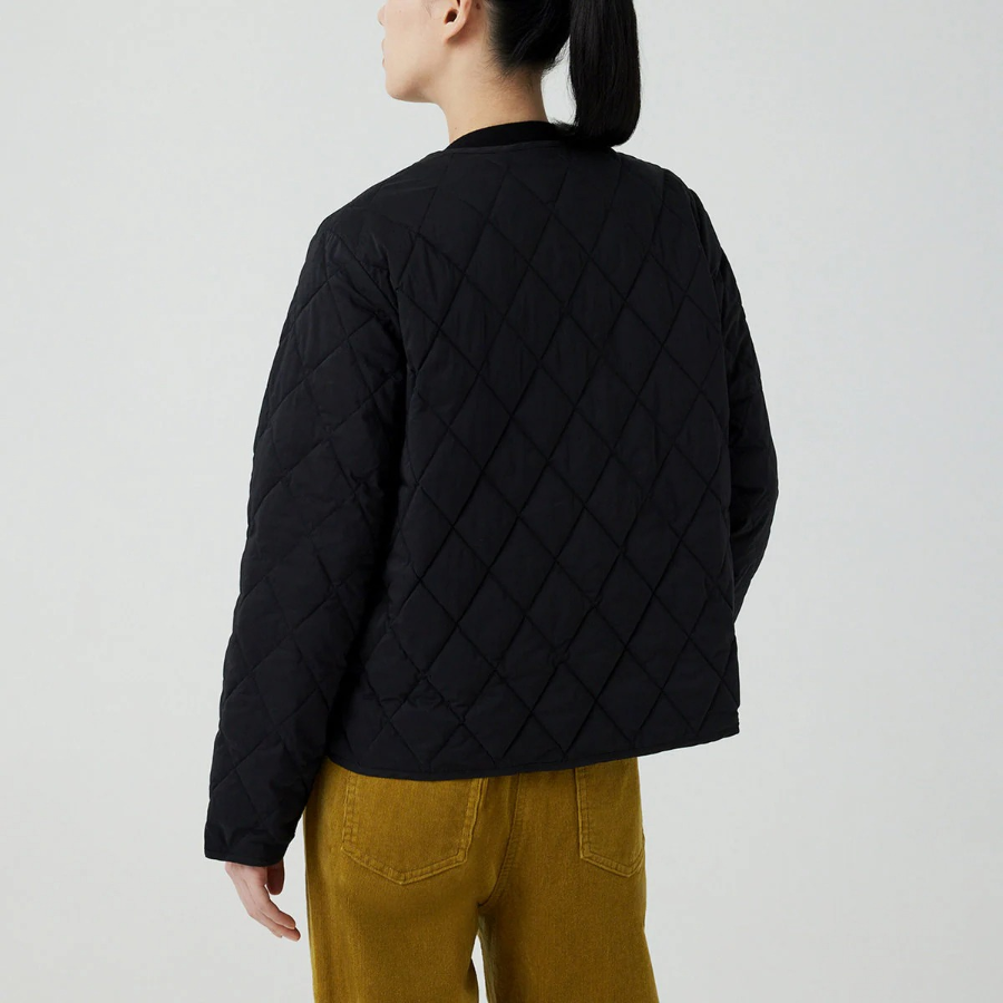 JAJU Light Button Jacket – Black