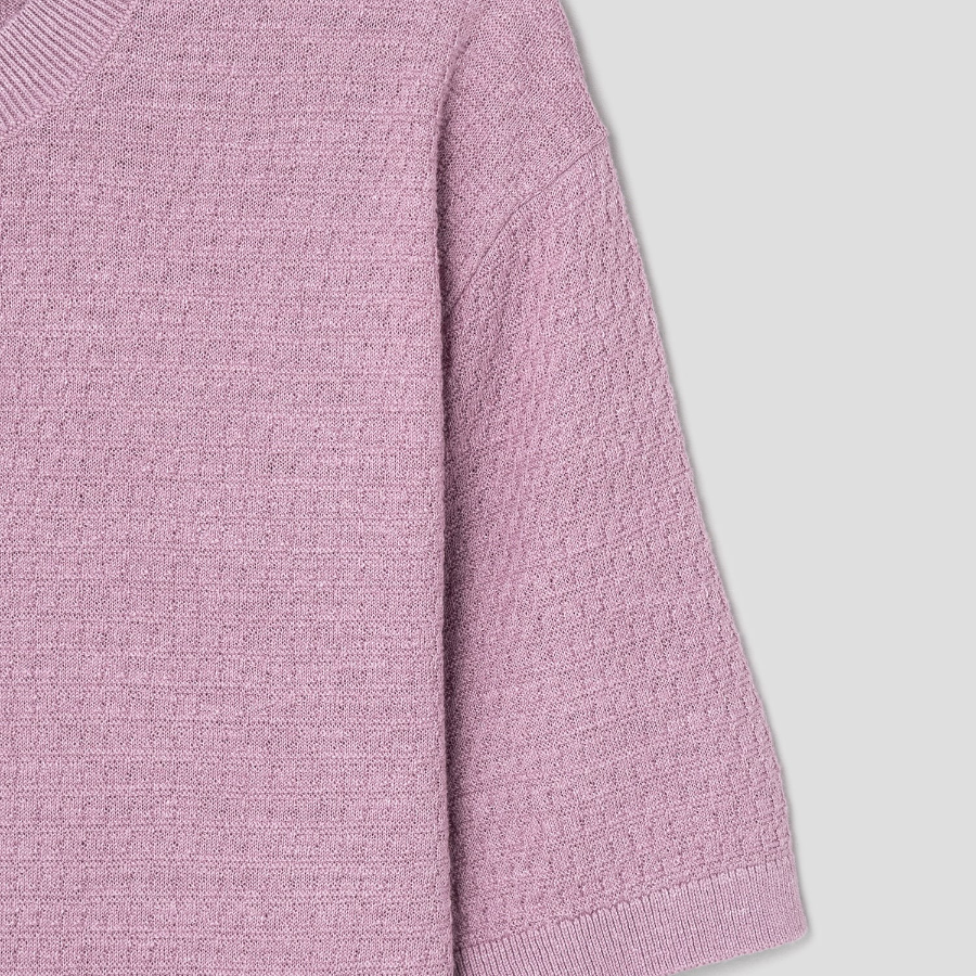 Theory Men Pacific Linen Kolben Sweater - Pale Mauve