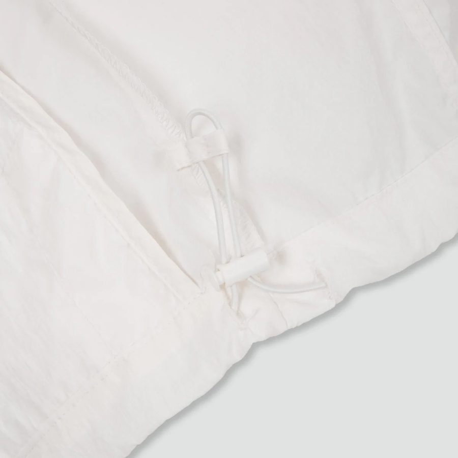 JAJU Hooded Short Jumper – White