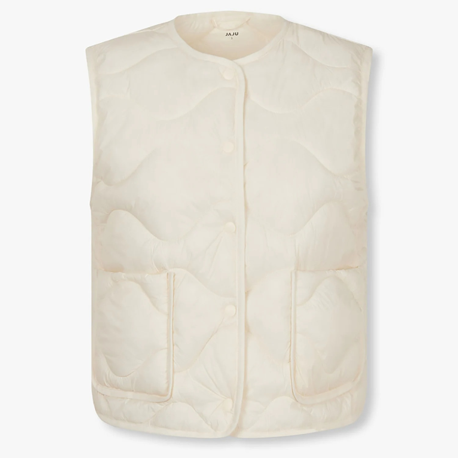 JAJU Pocket Light Vest – Ivory