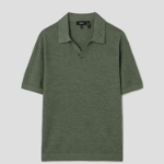 Theory Men Pacific Linen Brenan Polo Sweater - Orchard