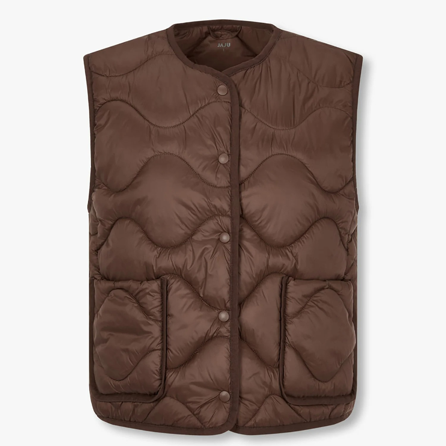 JAJU Pocket Light Vest – Brown