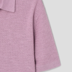 Theory Men Pacific Linen Brenan Polo Sweater - Pale Mauve