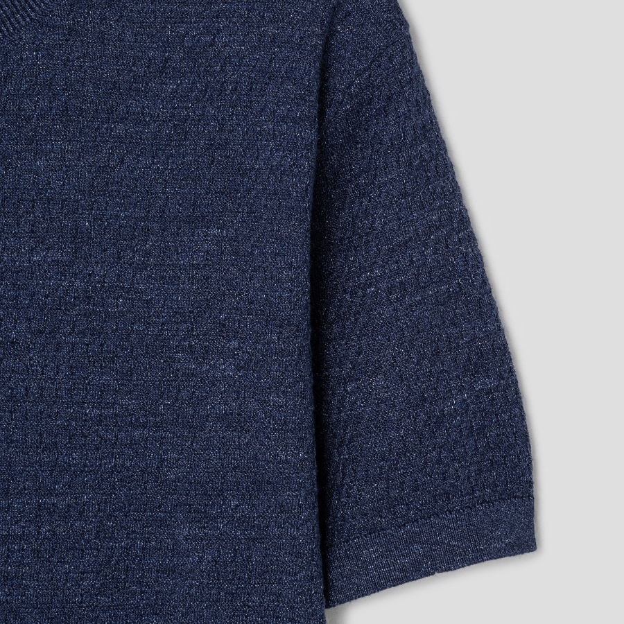 Theory Men Pacific Linen Kolben Sweater - Baltic