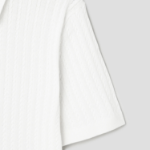 Theory Men Eco Breach Cable Polo Sweater - Ivory