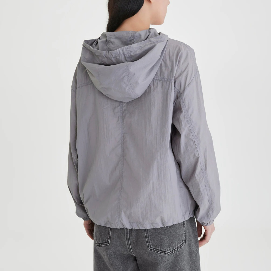 JAJU Hooded Short Jumper – Grey