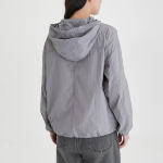 JAJU Hooded Short Jumper – Grey