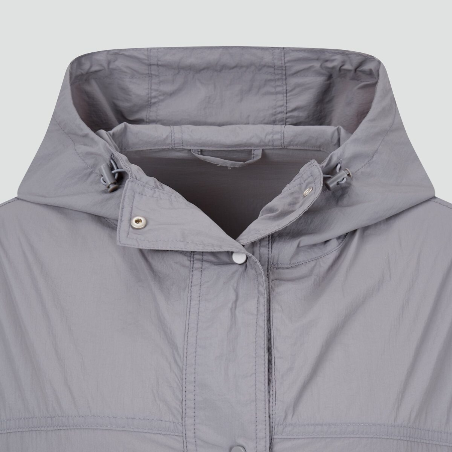 JAJU Hooded Short Jumper – Grey