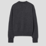 ami Intarsia Adc Cardigan – Grey