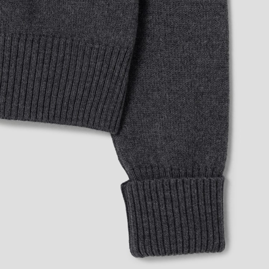 ami Intarsia Adc Cardigan – Grey