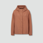 JAJU Hooded Short Jumper – Brick