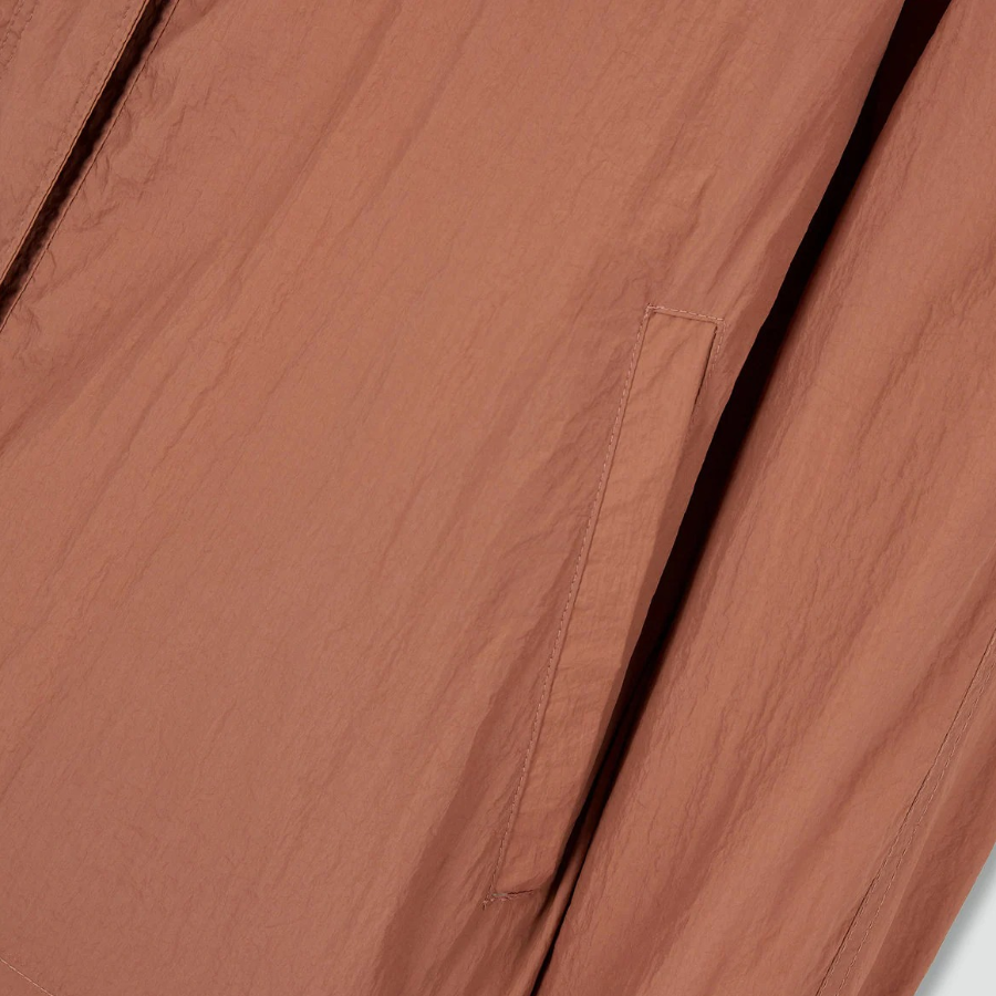 JAJU Hooded Short Jumper – Brick