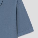 Theory Men Light Bilen Goris Polo Sweater - Dark Rainstorm