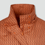 JAJU Loose Fit Hooded Rain Long Jumper –  Orange