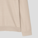 Theory Men Silk Cotton Crew Neck Sweater - Chino