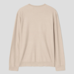 Theory Men Silk Cotton Crew Neck Sweater - Chino