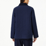 JAJU Corduroy Collar Jacket – Navy