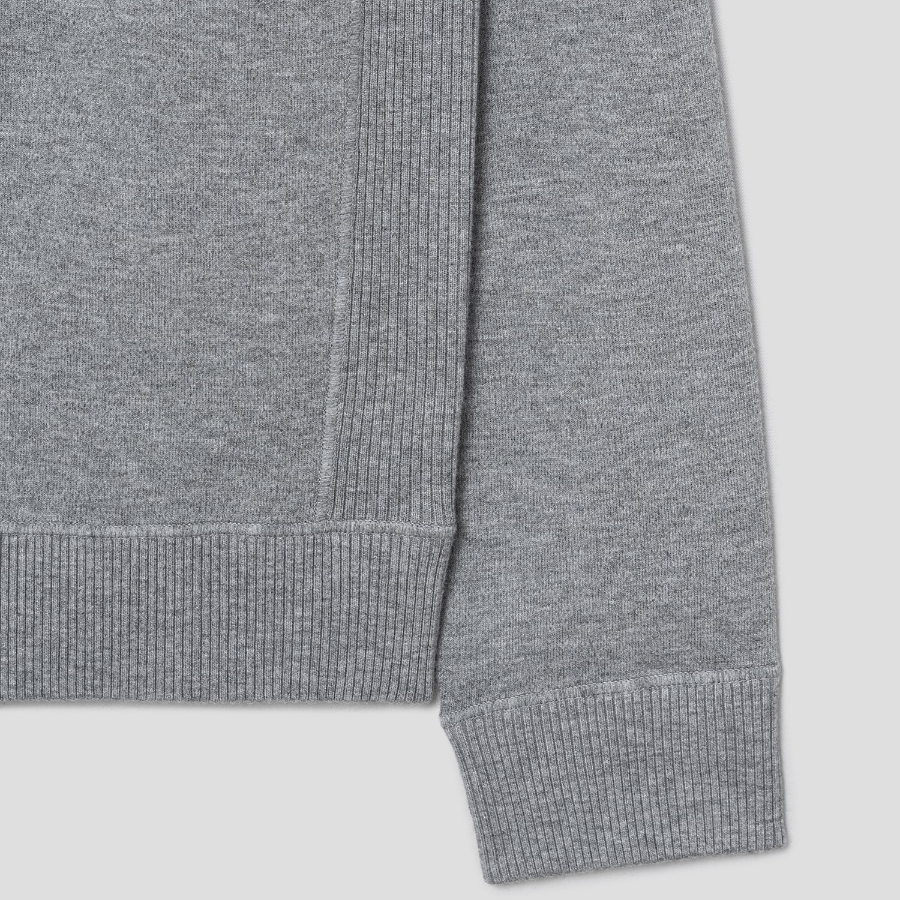 Theory Men Light Bilen Relax Hood Sweater - Grey