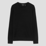 Theory Men Light Bilen Riland Grid Sweater - Black