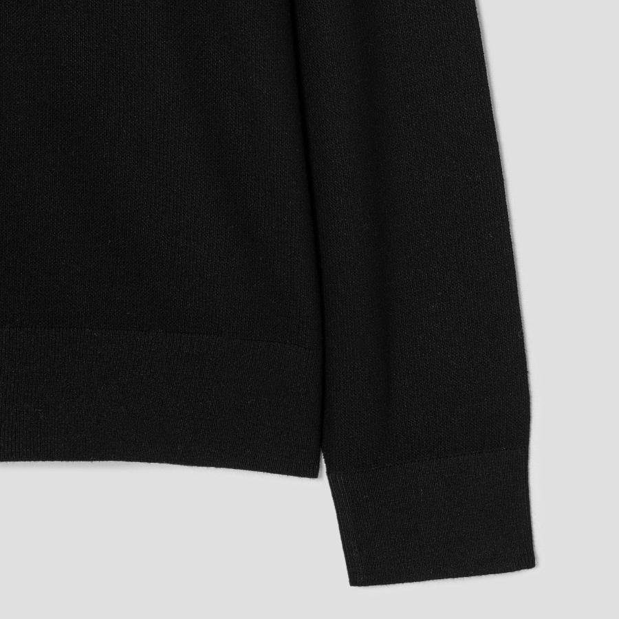 Theory Men Light Bilen Riland Grid Sweater - Black