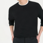 Theory Men Light Bilen Riland Grid Sweater - Black