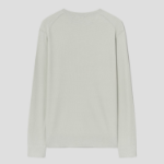 Theory Light Bilen Riland Grid Sweater - Light Green